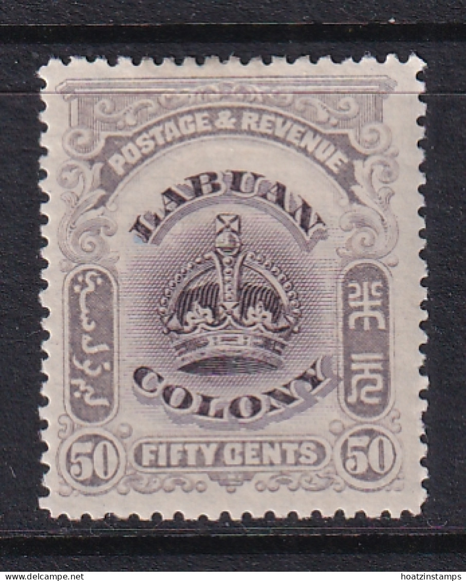 North Borneo - Labuan: 1902/03   Arms Of Company      SG127    50c   MH - Nordborneo (...-1963)