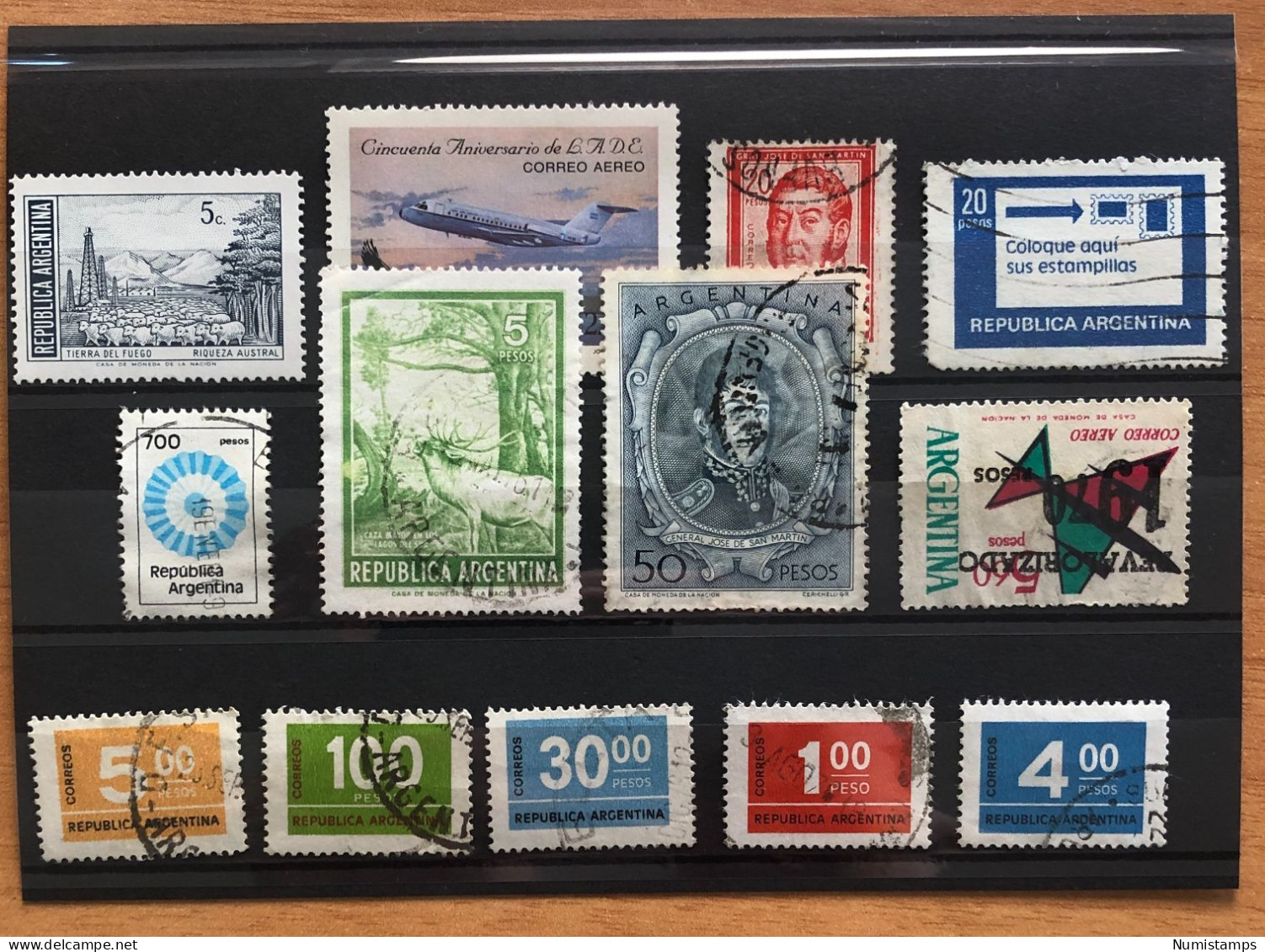 Argentine Stamps - From 1956 - Oblitérés