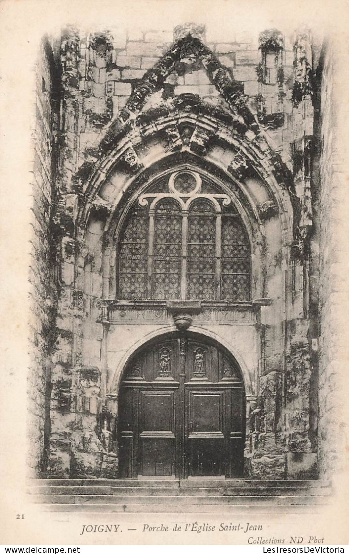 FRANCE - Joigny - Porche De L'église Saint Jean - Carte Postale Ancienne - Joigny