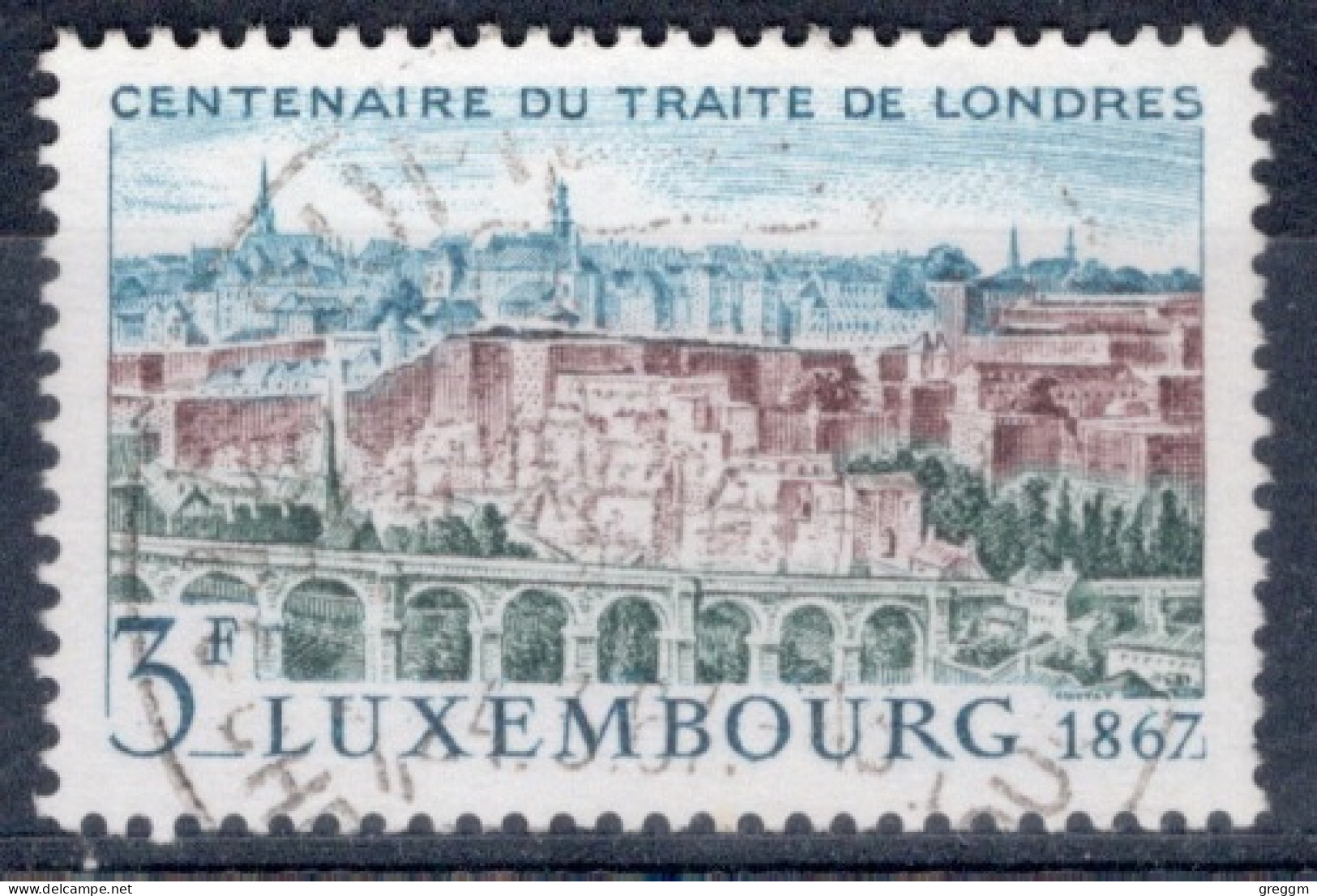 Luxembourg 1967 Single Stamp For The 100th Anniversary Of The Treaty Of London In Fine Used - Used Stamps