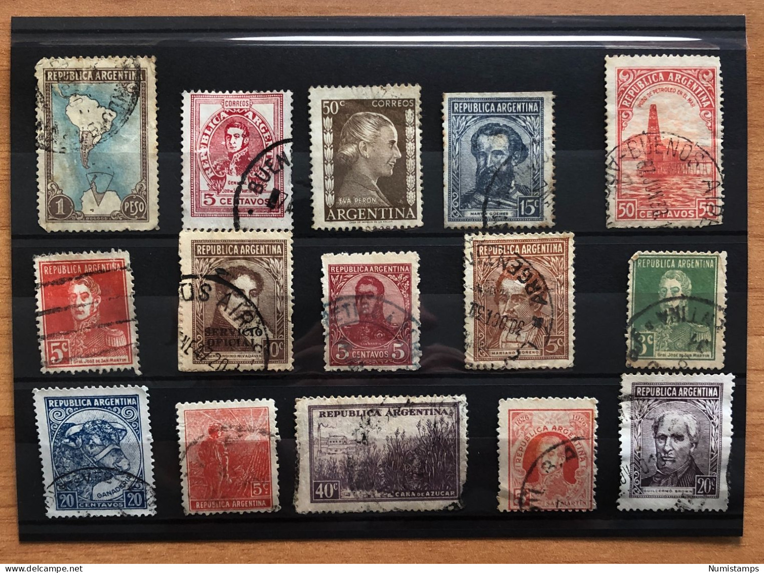 Argentine Stamps - From 1908 - Usati