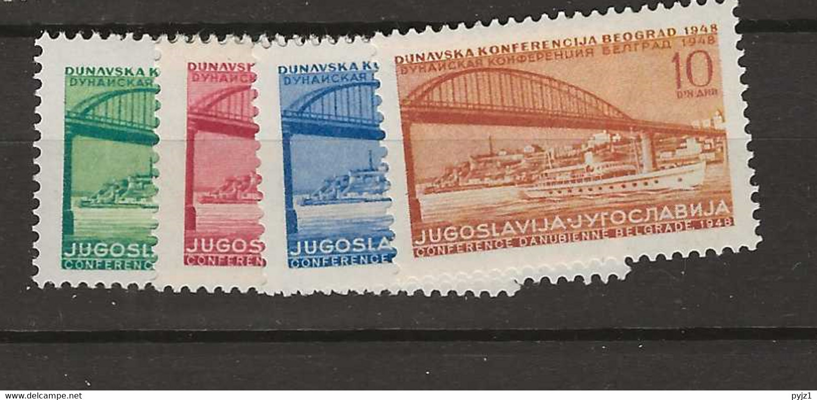 1948 MNH Joegoslavië, Mi 548-51 - Neufs