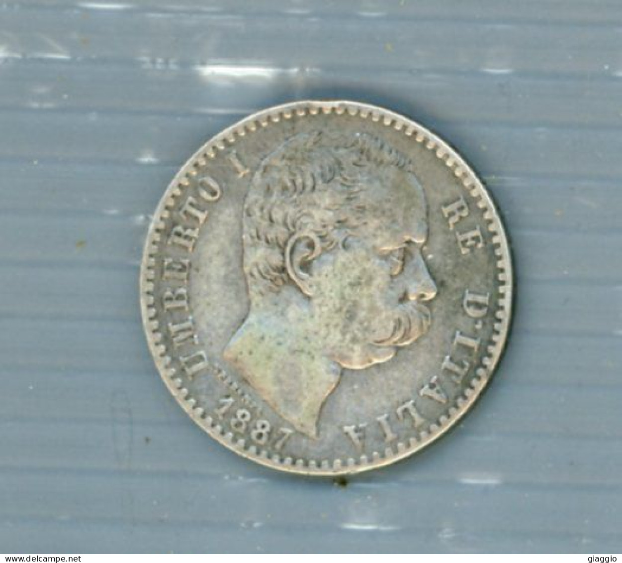 °°° Moneta N. 751 - Italia Regno Umberto 1° 2 Lire 1887 Silver °°° - 1878-1900 : Umberto I