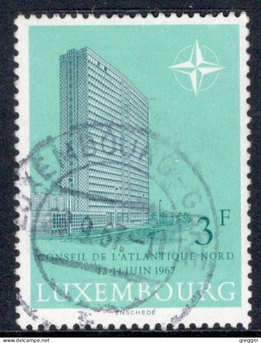 Luxembourg 1967 Single Stamp For NATO Council Meeting In Fine Used - Usados