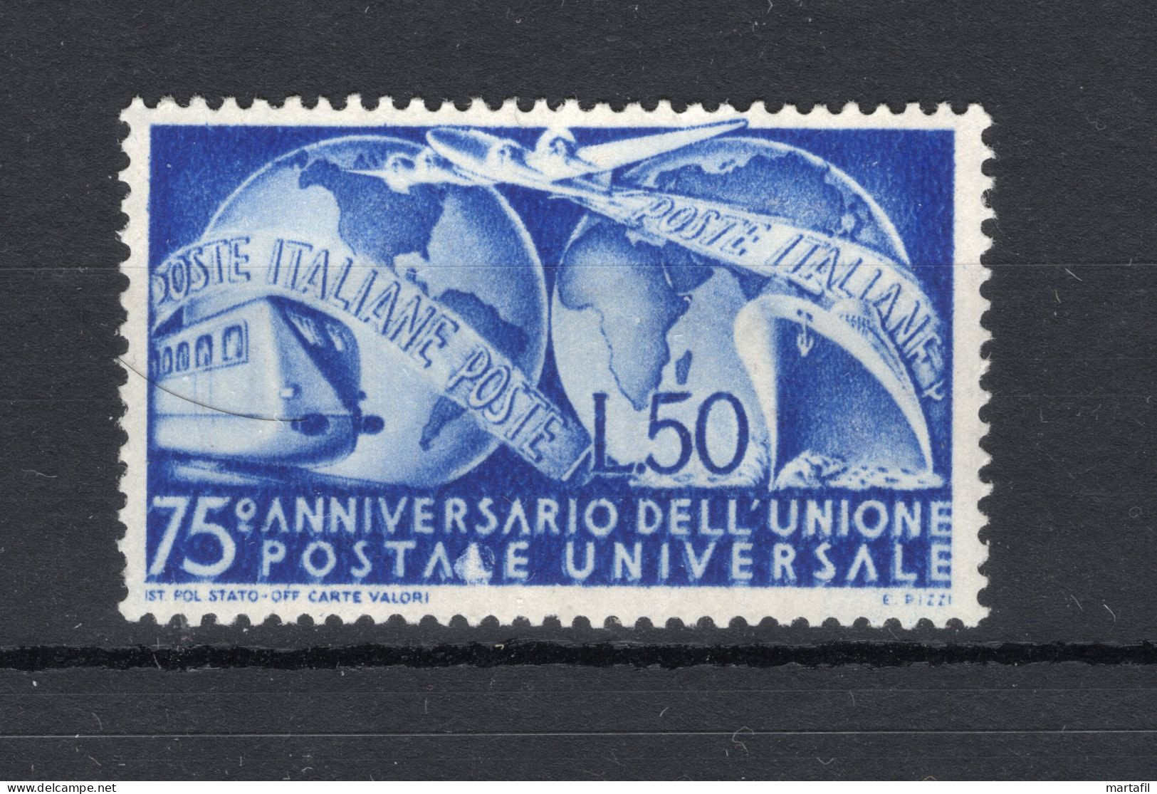 1949 Repubblica Italia SET * 599 75° Anniversario Dell'UPU - 1946-60: Ungebraucht