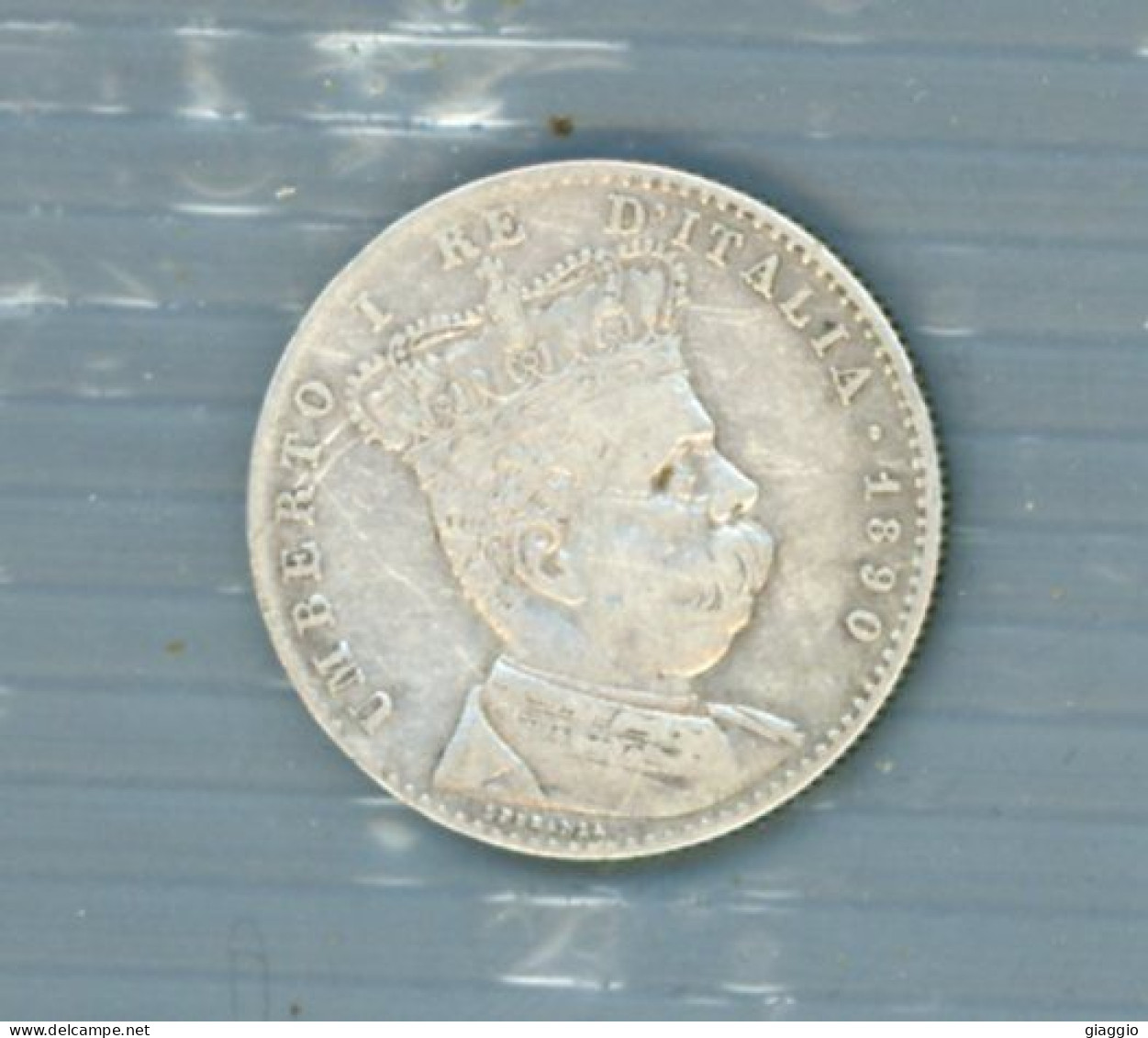 °°° Moneta N. 752 - Italia Regno Umberto 1° Colonia Eritrea 2 Lire 1890 Silver °°° - 1878-1900 : Umberto I.