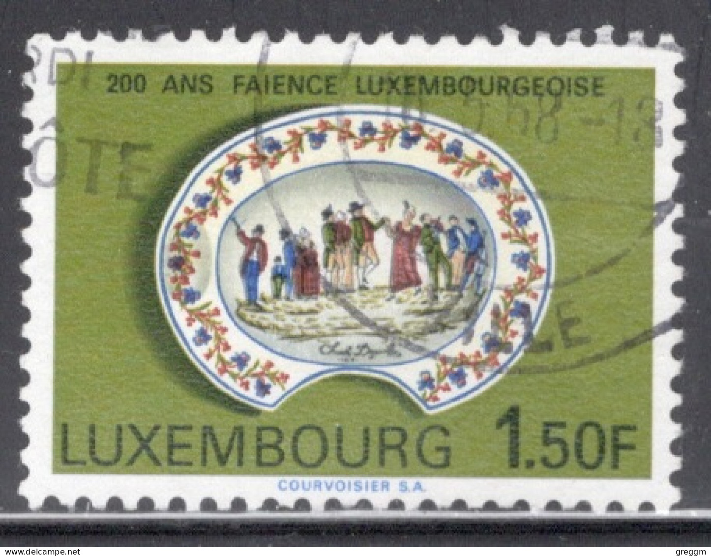 Luxembourg 1967 Single Stamp For The 200th Anniversary Of Luxembourg Faience Industry In Fine Used - Used Stamps