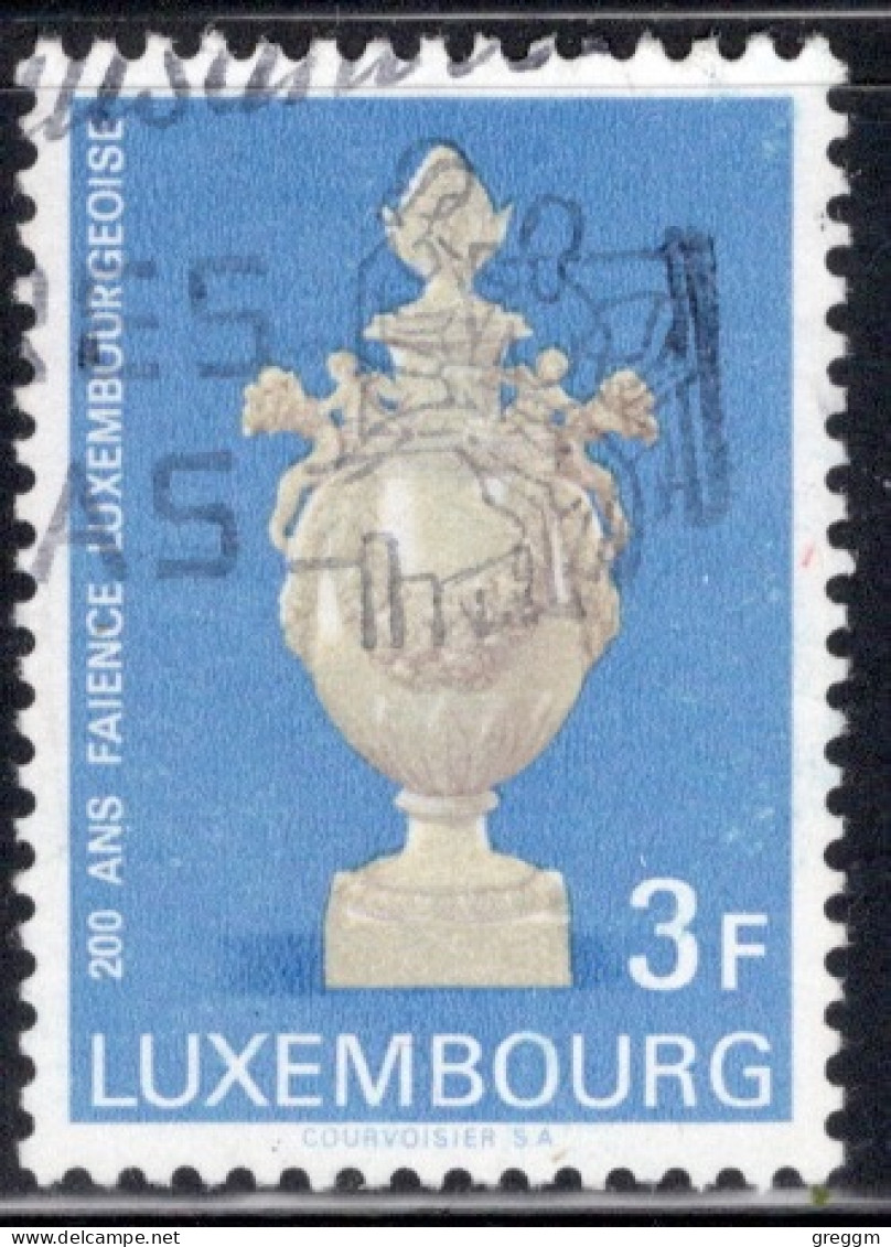 Luxembourg 1967 Single Stamp For The 200th Anniversary Of Luxembourg Faience Industry In Fine Used - Gebruikt