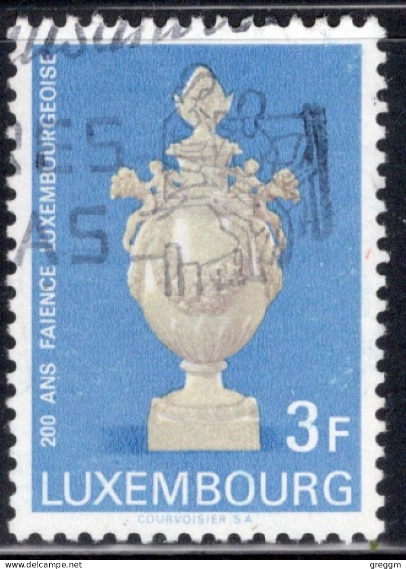 Luxembourg 1967 Single Stamp For The 200th Anniversary Of Luxembourg Faience Industry In Fine Used - Usados