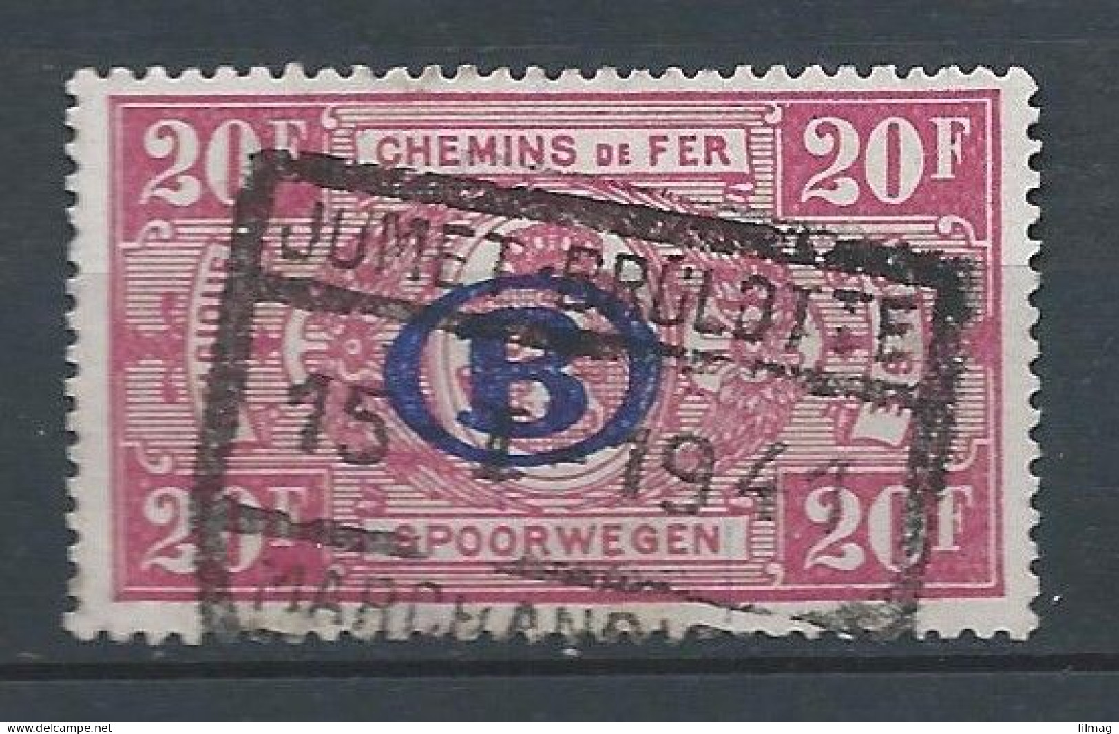 TR 232  MET STEMPEL JUMET-BRULOTTE 1941  X7 - Oblitérés