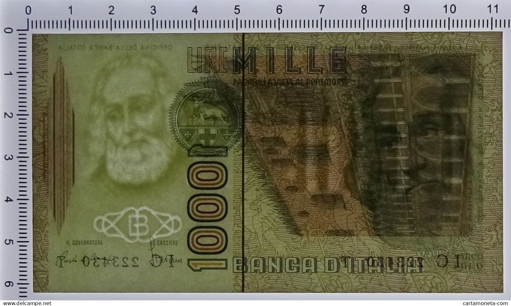 1000 LIRE MARCO POLO LETTERA C 14/03/1984 FDS - Autres & Non Classés