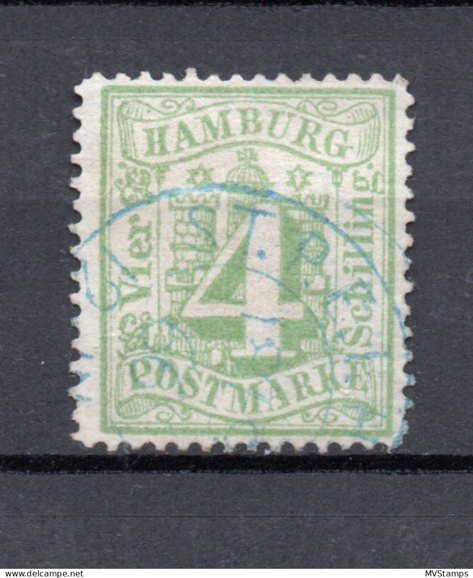 Hamburg 1864 Freimarke 16 Wappen Gebraucht (gepruft BPP) - Hamburg