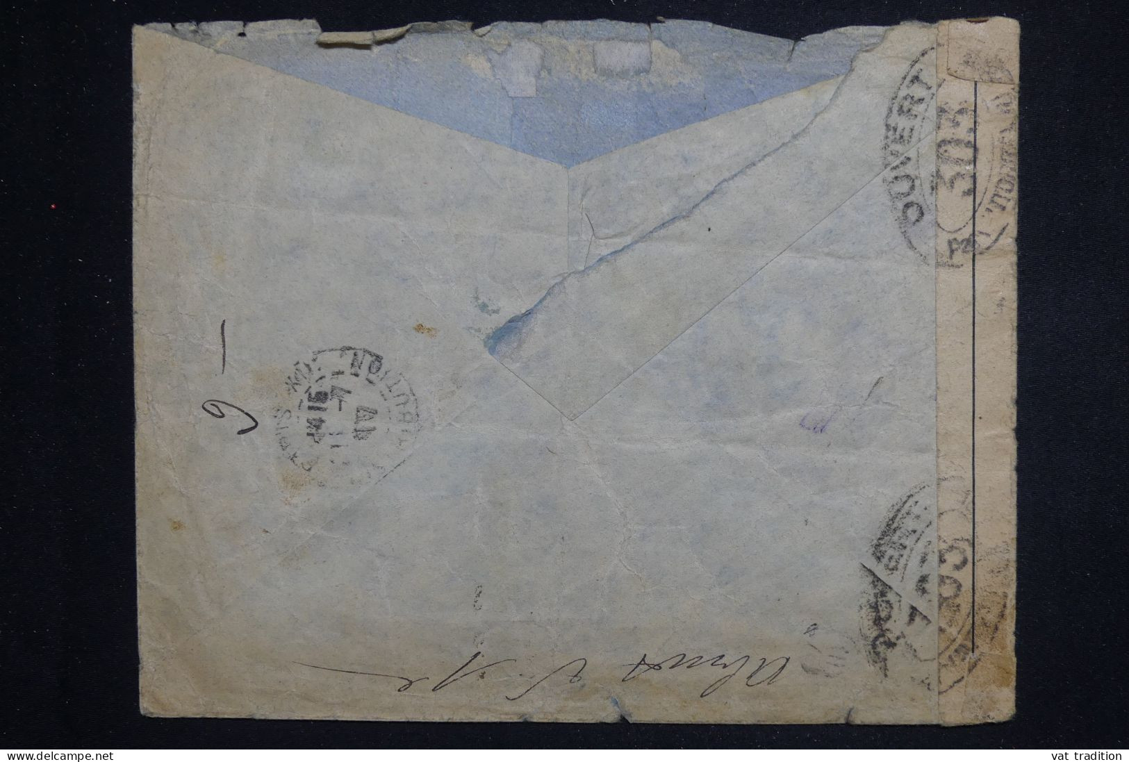 GRECE - Enveloppe En Recommandé De Athènes Pour La France En 1917 Avec Contrôle Postal  - L 150194 - Briefe U. Dokumente