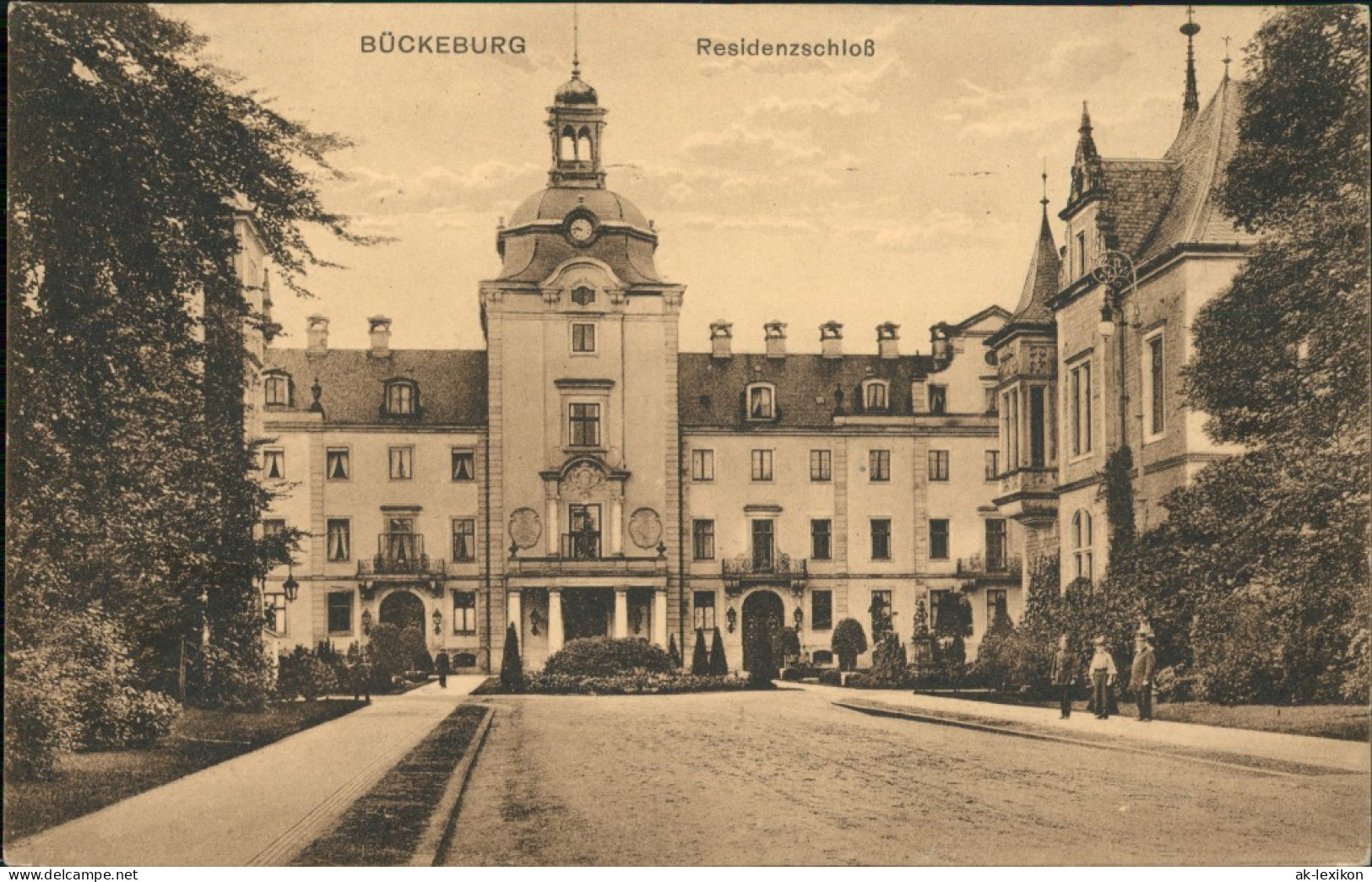 Bückeburg Fürstliches Schloss, Castle Postcard, Außenansicht 1925 - Bueckeburg