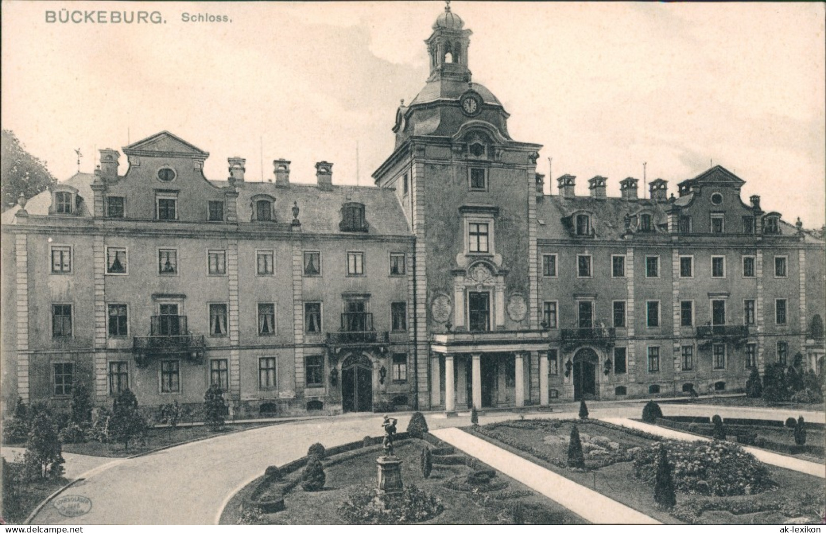 Bückeburg Fürstliches Schloss Gebäude-Ansicht, Castle Postcard 1906 - Bückeburg