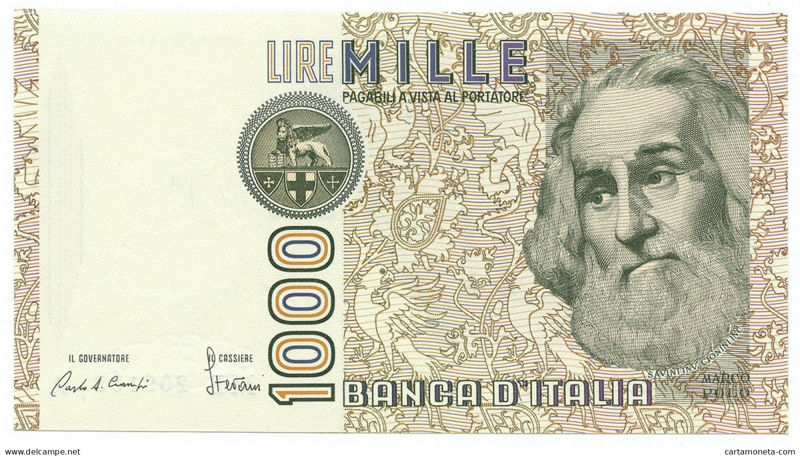 1000 LIRE MARCO POLO LETTERA B 02/05/1983 FDS - Andere & Zonder Classificatie