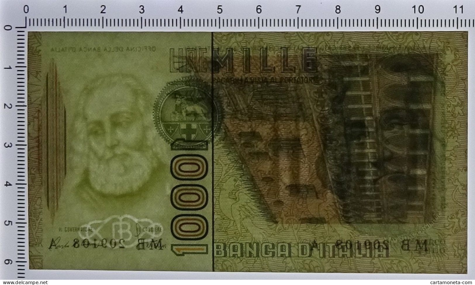 1000 LIRE MARCO POLO LETTERA B 02/05/1983 FDS - Otros & Sin Clasificación