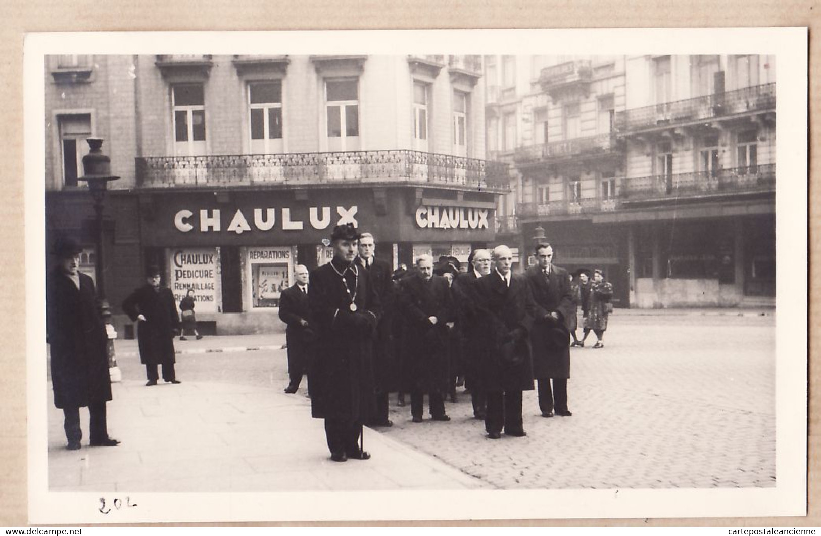 17994 / ⭐ ◉ BRUXELLES Brussel 13.12.1943 Défilé Funèbre Famille Carrefour Magasin CHAULUX  Grand Mère CHATTEN  - Feesten En Evenementen