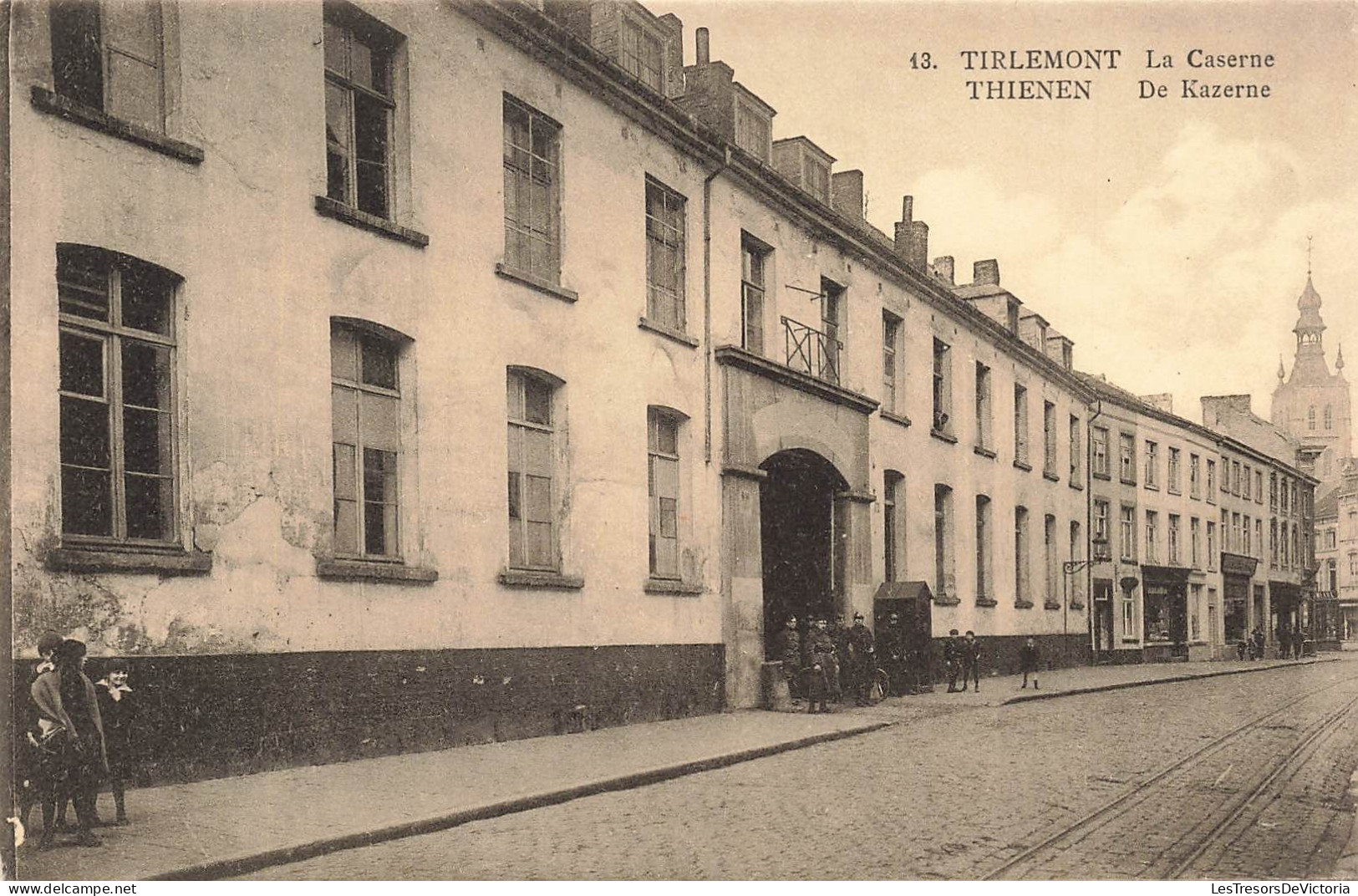 BELGIQUE - Tirlemont - Vue Sur La Caserne - Thienen - De Kazerne - Vue Panoramique - Carte Postale Ancienne - Leuven