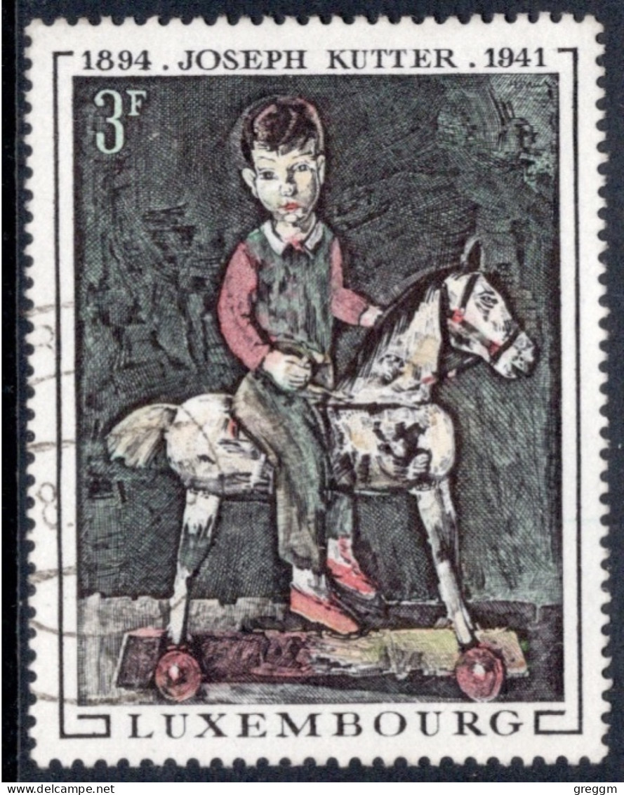Luxembourg 1969 Single Stamp For The 75th Anniversary Of The Birth Of Joseph Kutter, 1894-1941 In Fine Used - Gebruikt