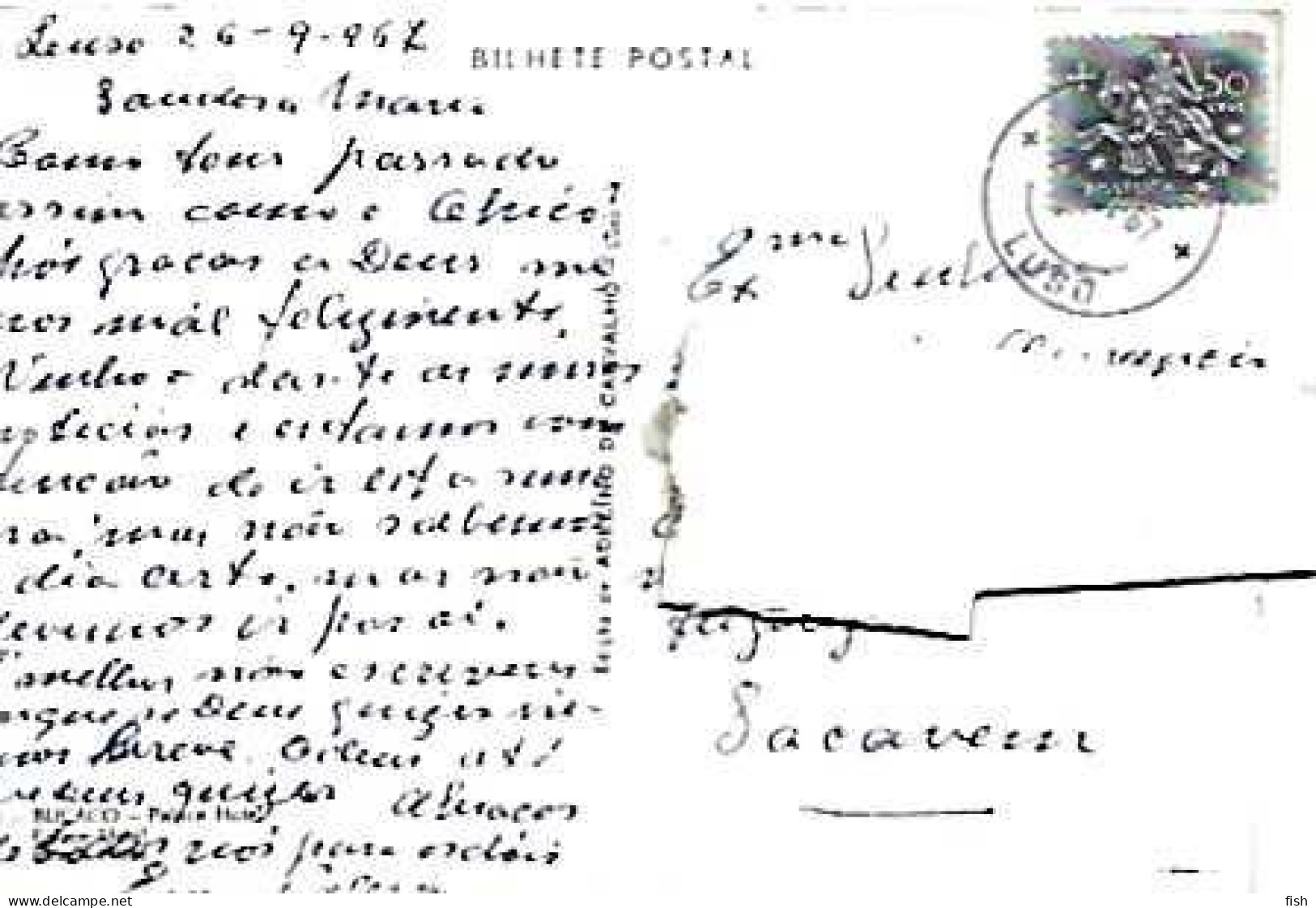 Portugal & Marcofilia, Buçaco, Palace Hotel, Luso A Sacavem 1967 (7) - Lettres & Documents