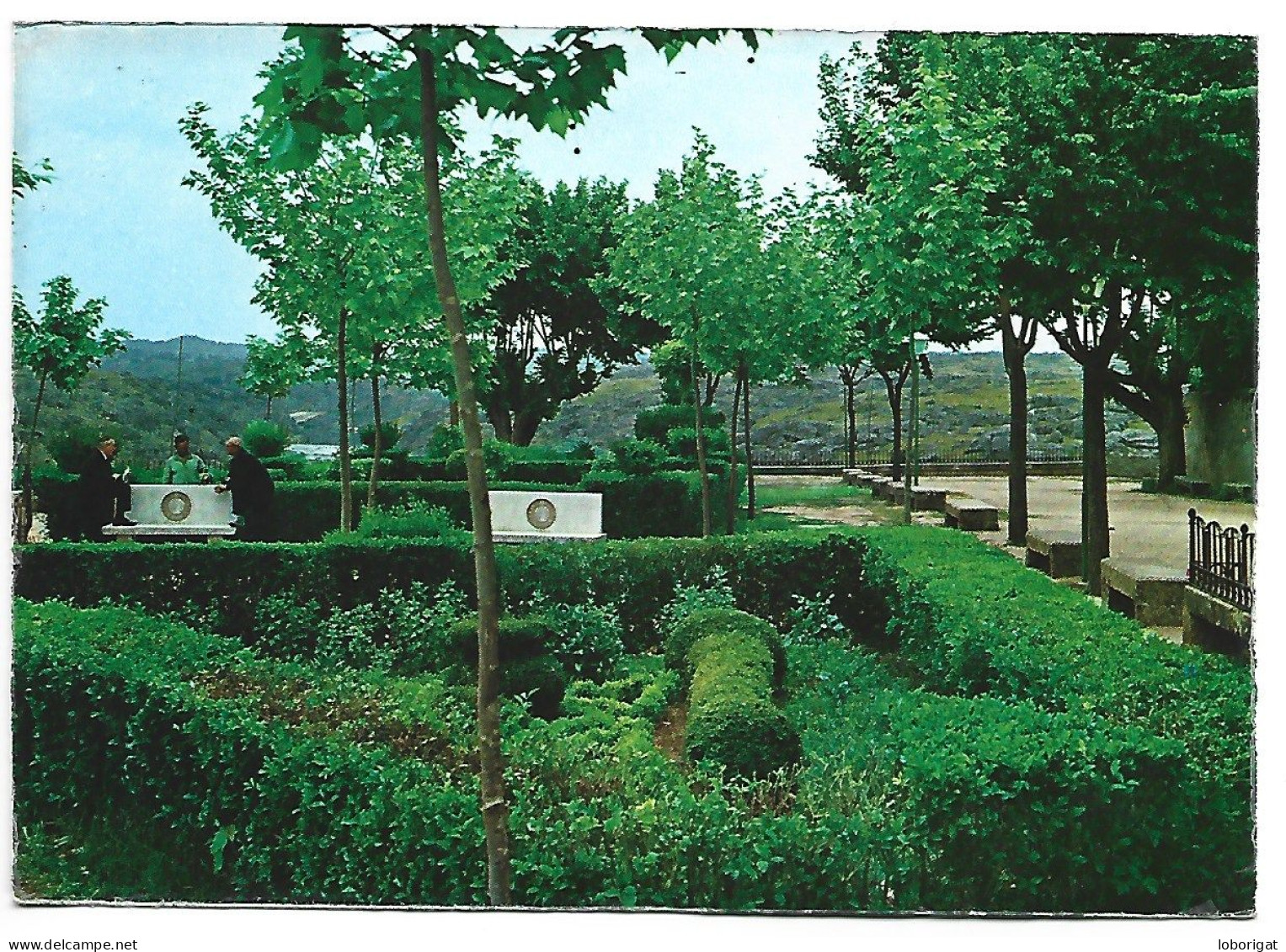 PASEO Y VISTA AL FONDO / AVENUE AND VIEW IN THE BACKGROUND.- LEDESMA / SALAMANCA.- ( ESPAÑA ) - Salamanca