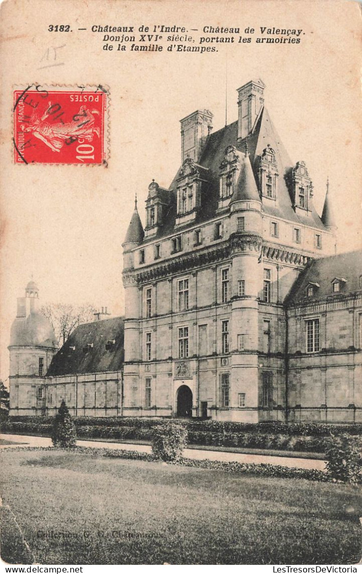 FRANCE - Valençay - Château De L'Indre - Château De Valençay - Donjon XVIe Siècle - Carte Postale Ancienne - Andere & Zonder Classificatie