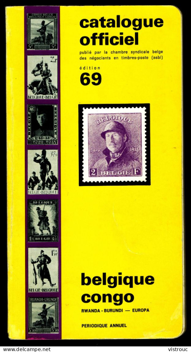 Catalogue C.O.B.  (FR) 1969 - Timbres De Belgique, Congo, Ruanda-Urundi, Rwanda, Burundi, EUROPA. - Bélgica