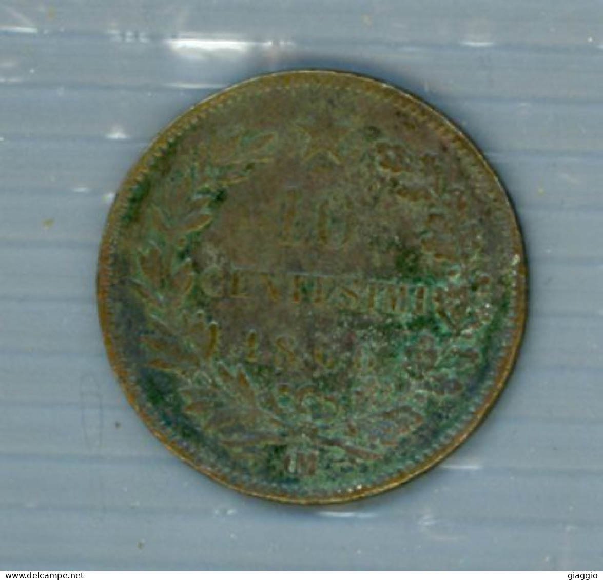 °°° Moneta N. 759 - Italia Regno Vittorio Emanuele 2° 10 Centesimi 1866 °°° - 1861-1878 : Victor Emmanuel II