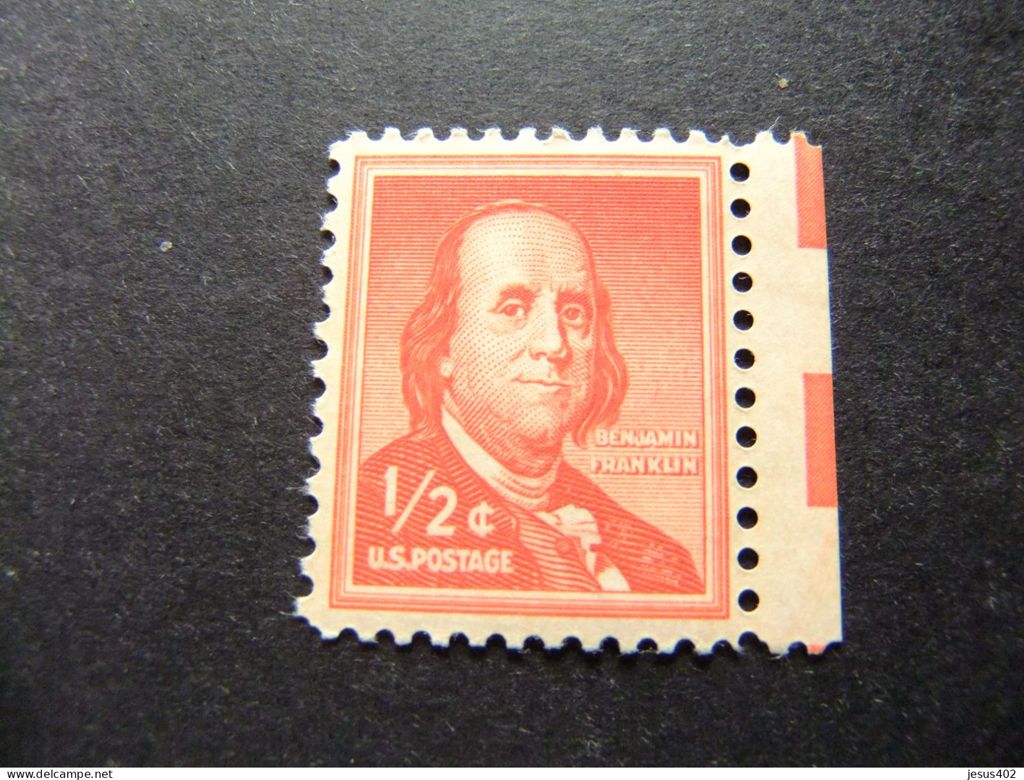 ESTADOS UNIDOS / ETATS-UNIS D'AMERIQUE 1955 / PRESIDENTE BENJAMÍN FRANKLIN YVERT 598 ** MNH - Nuovi