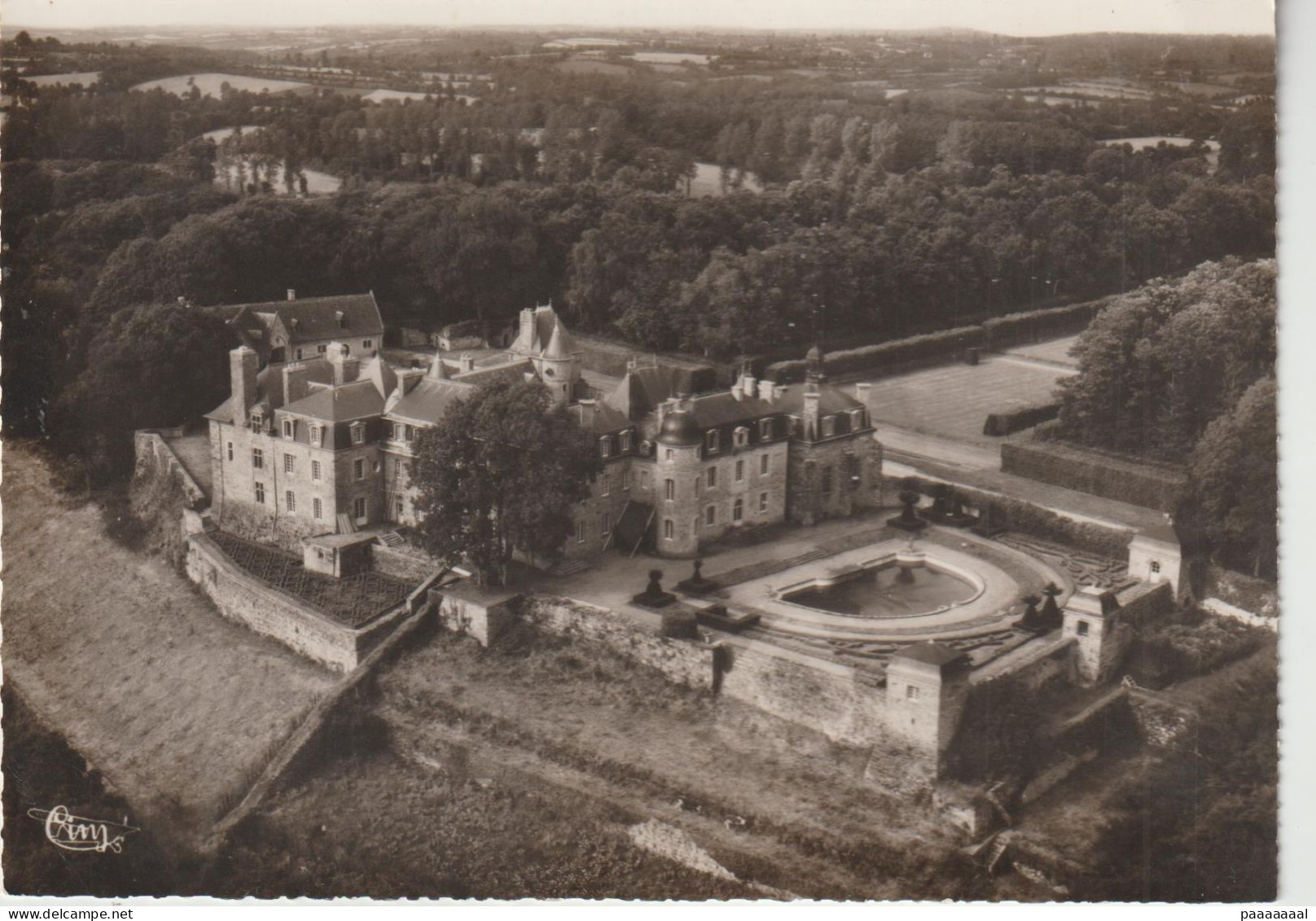 LANVELLEC  VUE AERIENNE CHATEAU DE ROSANBO - Lanvellec