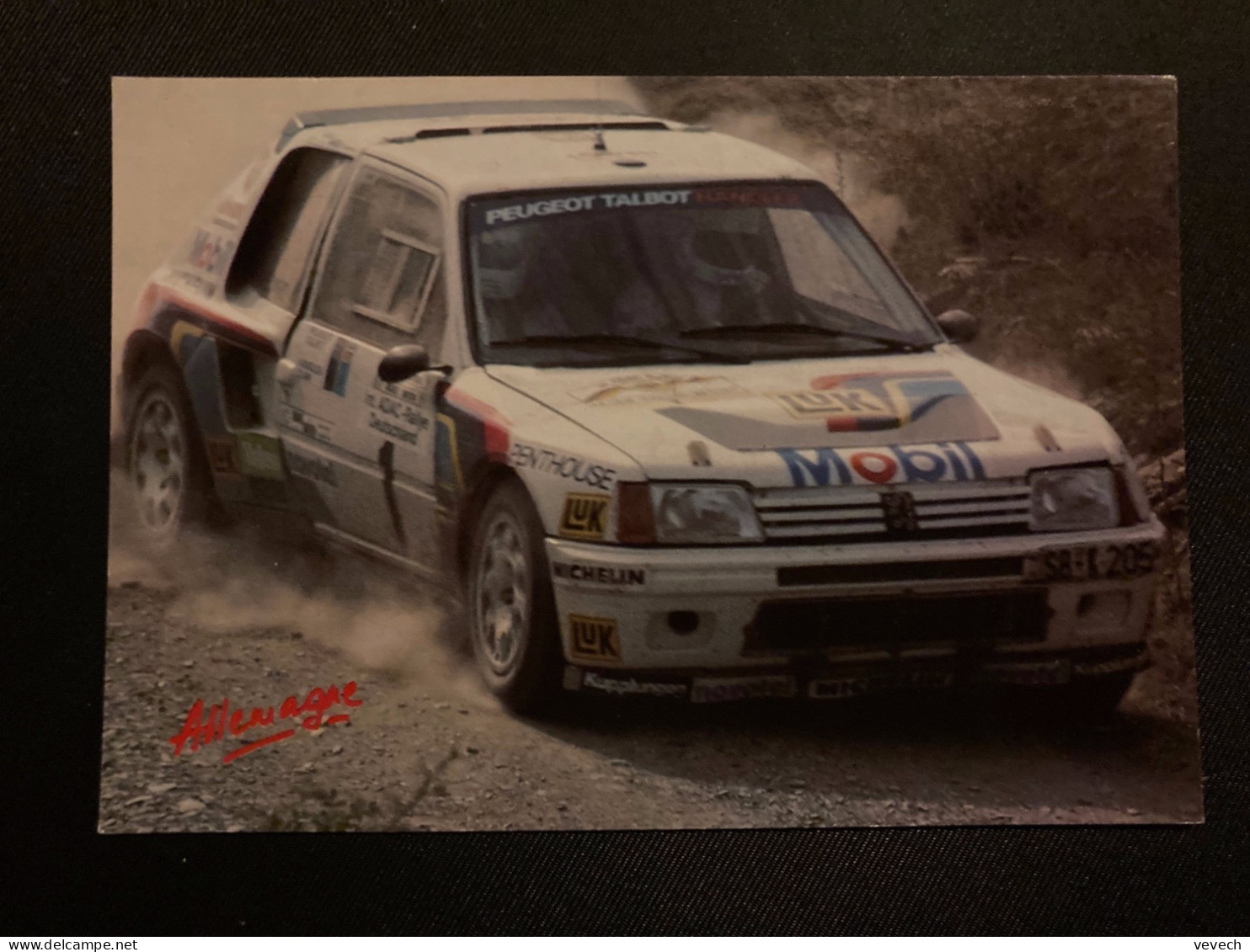 CP PEUGEOT CHAMPION D'ALLEMAGNE 205 TURBO 16 M MOUTON / T HARRYMAN - Rally Racing