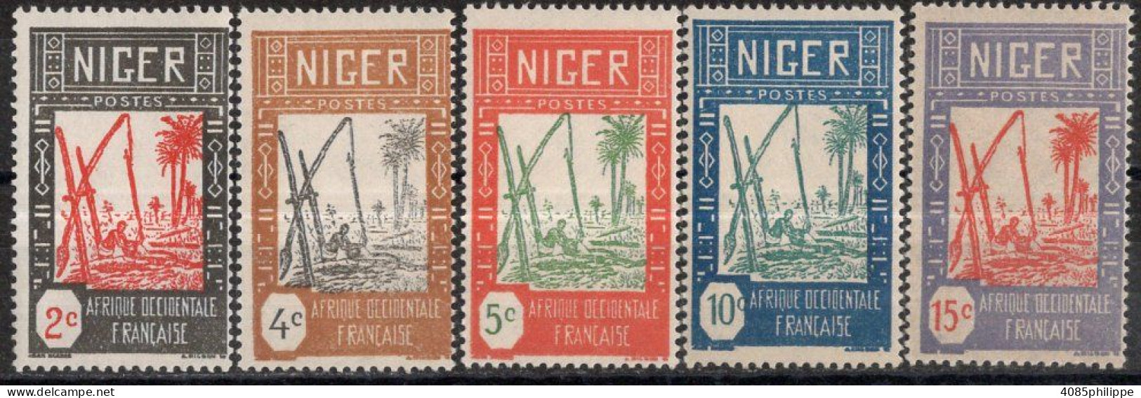 NIGER Timbres-poste N°30** à 33** & 34A** Neufs Sans Charnières TB Cote : 2€50 - Unused Stamps
