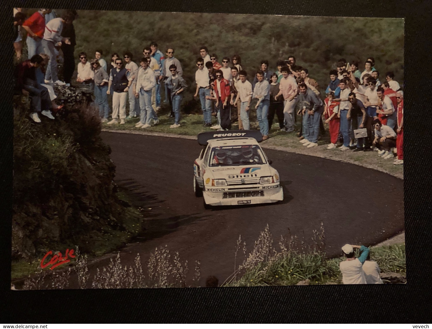 CP CORSE PEUGEOT 205 TURBO 16 - TB. SABY / JF FAUCHILLE - Rallye