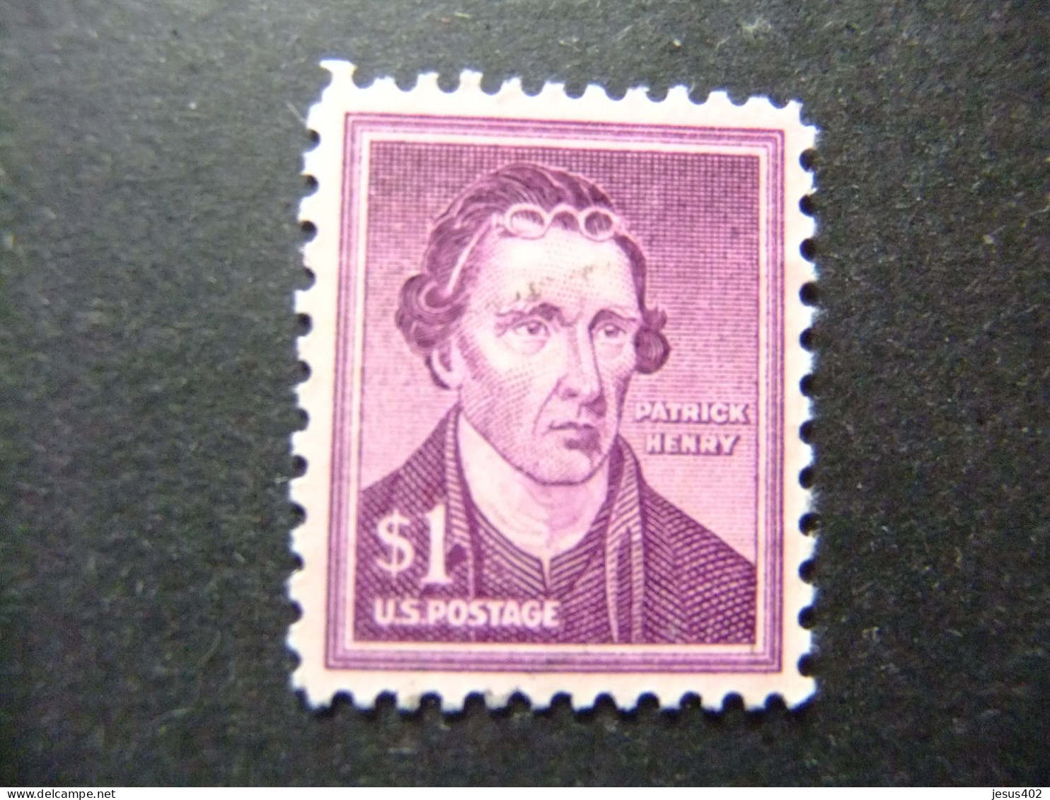 ESTADOS UNIDOS / ETATS-UNIS D'AMERIQUE 1955 / PATRICK HENRY YVERT 605 (*) Sin Goma - Nuevos