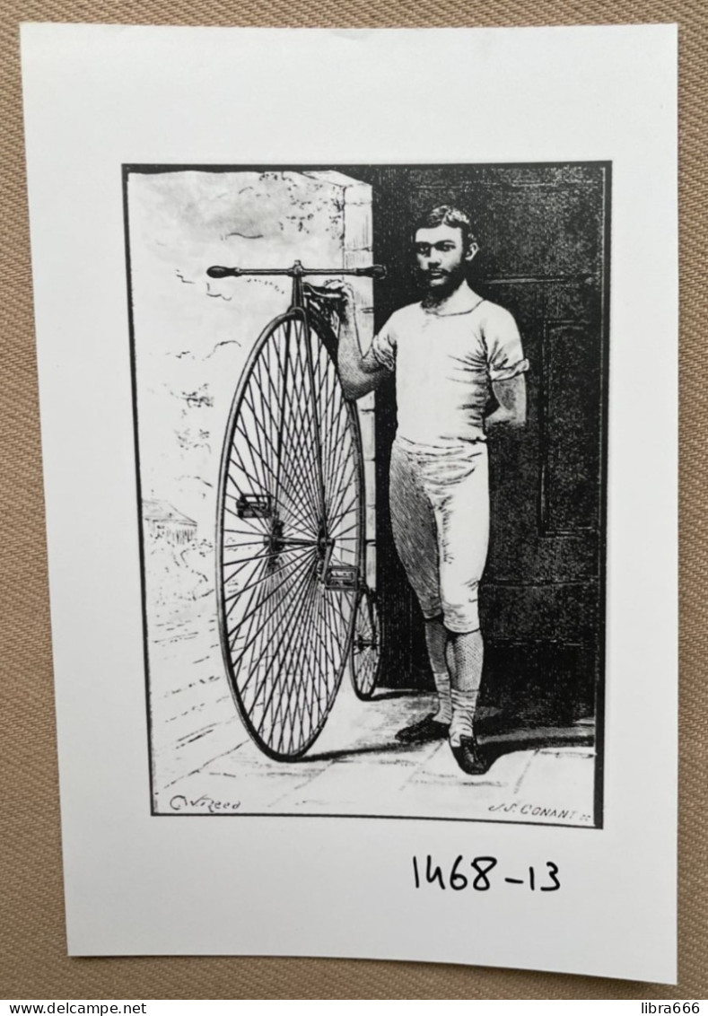 LLEWELLYN H. JOHNSON (1880) USA - 15 X 10 Cm. (REPRO PHOTO ! Zie Beschrijving, Voir Description, See Description) ! - Cyclisme