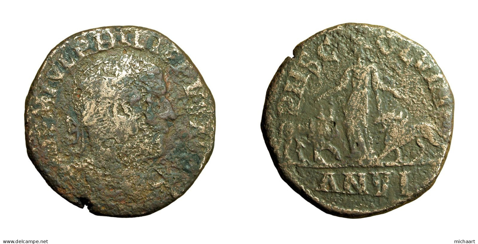 Roman Provincial Coin Philip I Viminacium AE28mm Philip / Moesia Superior 04242 - Province