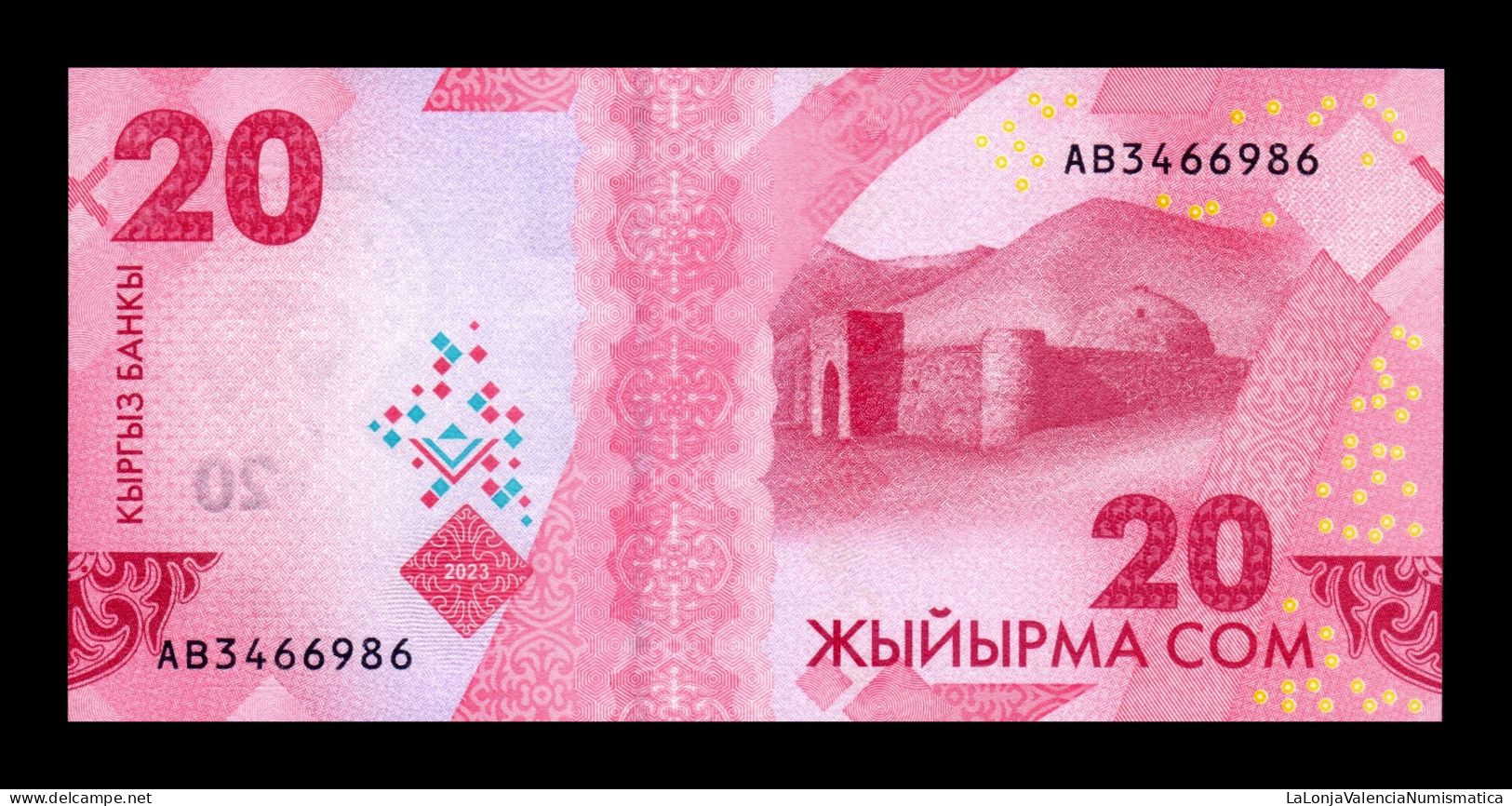 Kirguistán Kyrgyzstan 20 Som 2023 (2024) Pick 34 New Sc Unc - Kyrgyzstan