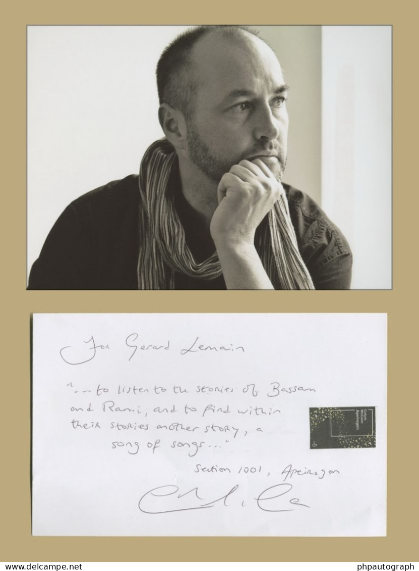 Colum McCann - Irish Writer - Rare Signed Handwritten Extract + Photo - 2020 - Schrijvers