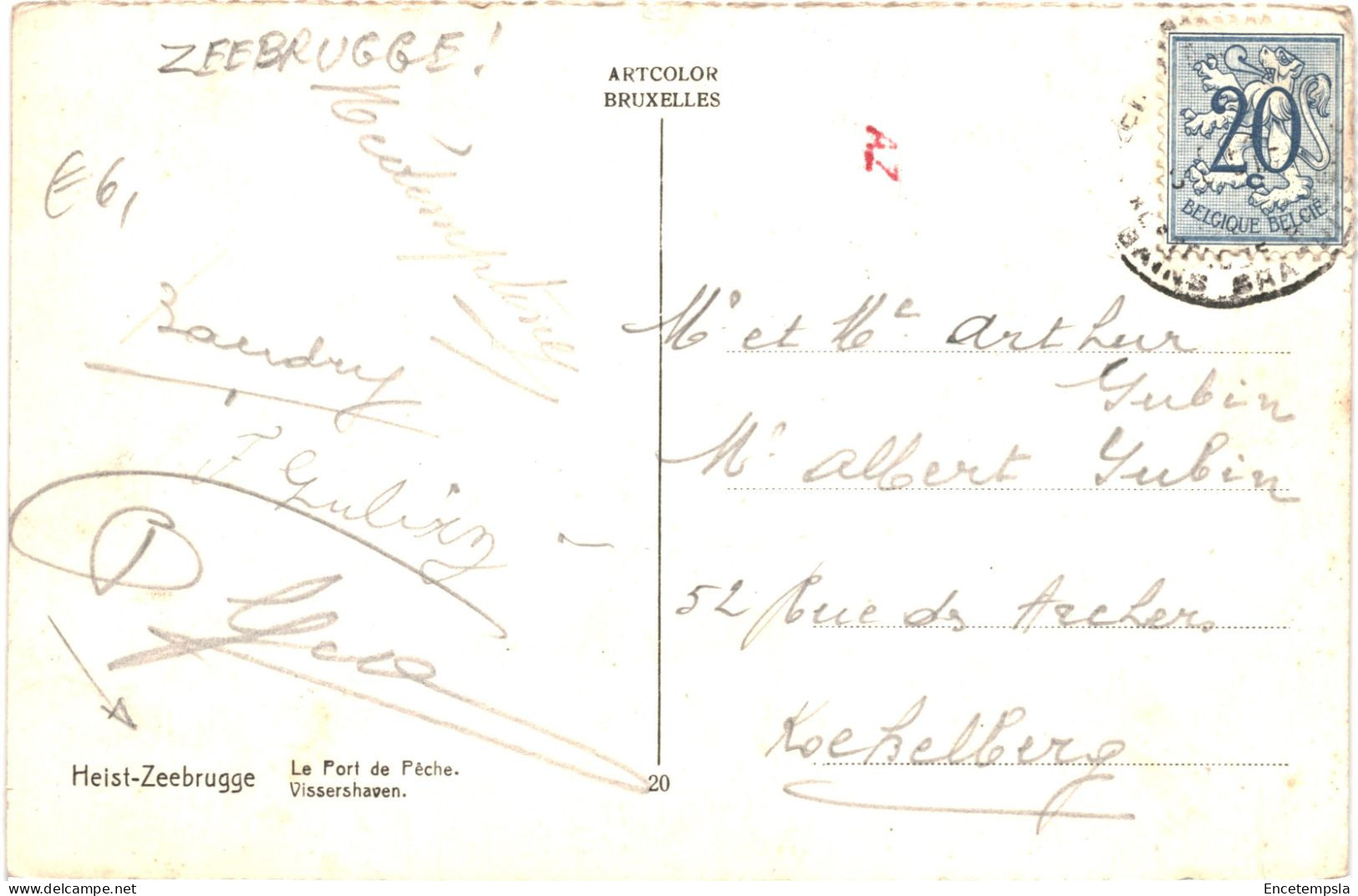 CPA Carte Postale  Belgique Heist-Zeebrugge Port De Pêche  VM78202 - Zeebrugge