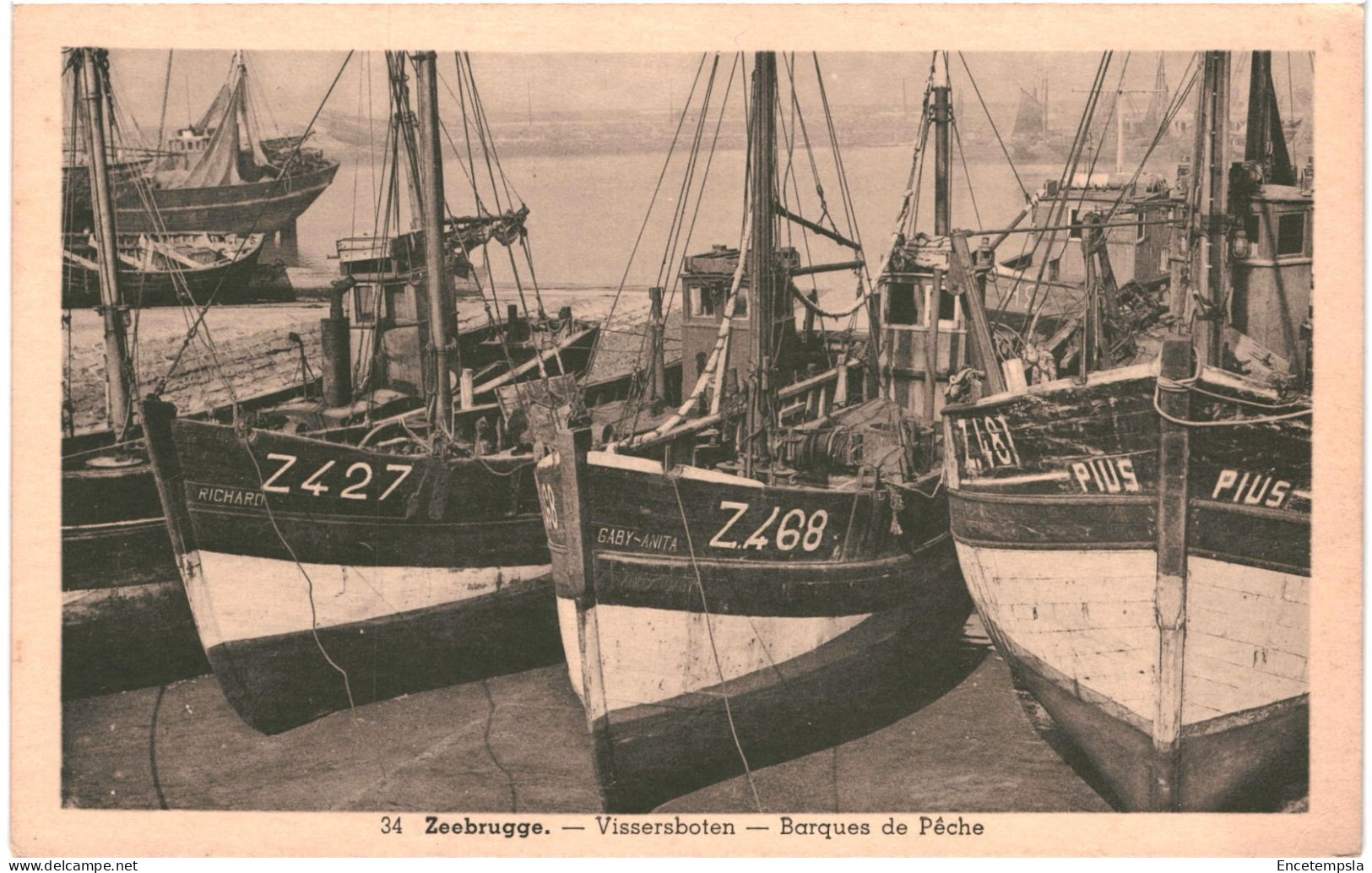 CPA Carte Postale  Belgique Zeebrugge  Barques De Pêche   VM78205 - Zeebrugge