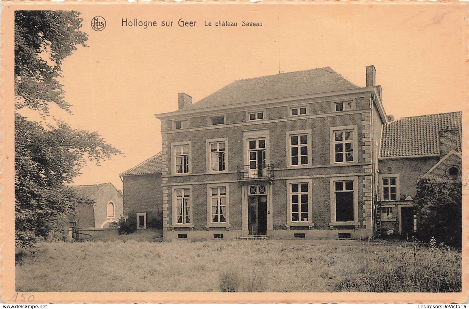 BELGIQUE - Hollogne Sur Geer - Vu Générale - Vue à L'extérieur Du Château Saveau - Carte Postale Ancienne - Geer