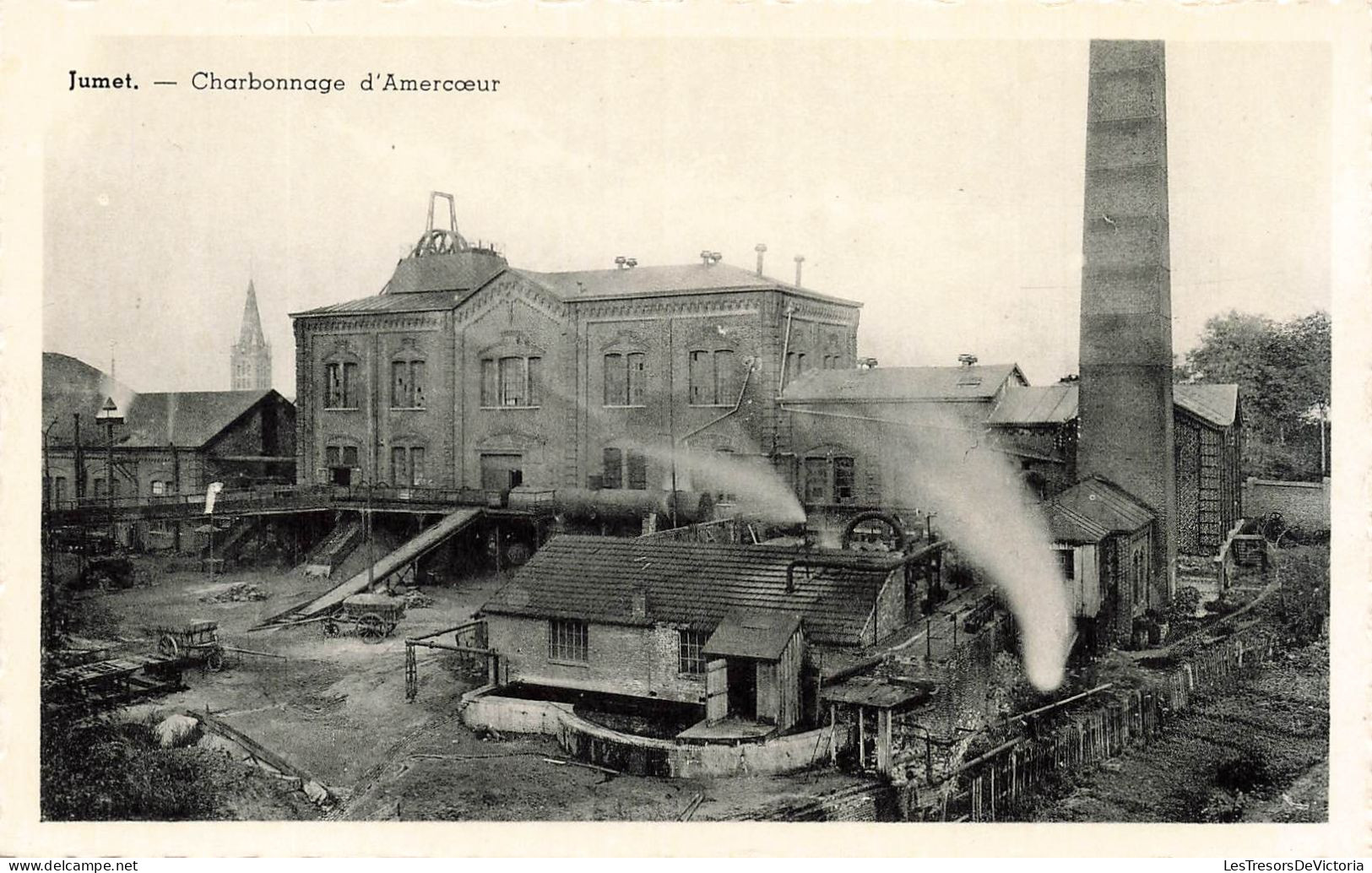 BELGIQUE - Jumet - Vue Sur Le Charbonnage D'Amercœur - Vue Générale - Carte Postale Ancienne - Charleroi