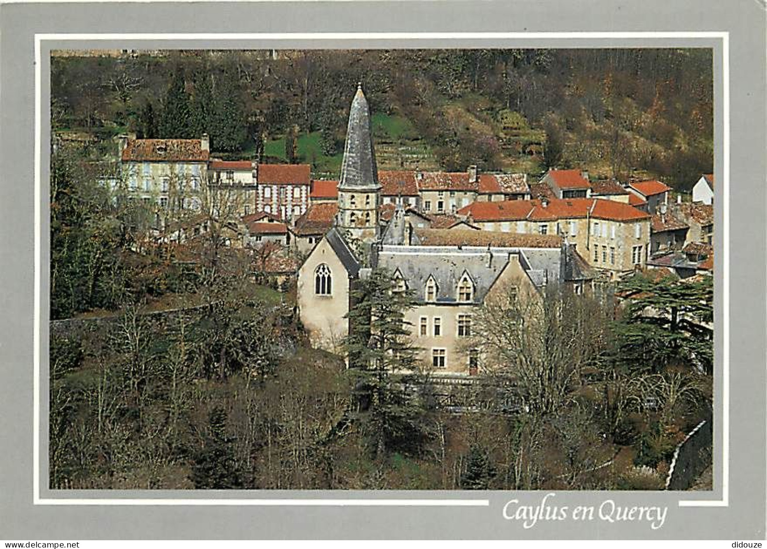 82 - Caylus - Le Château Et Le Clocher De L'Eglise Saint Jean Baptiste - Flamme Postale De Caylus - CPM - Voir Scans Rec - Caylus