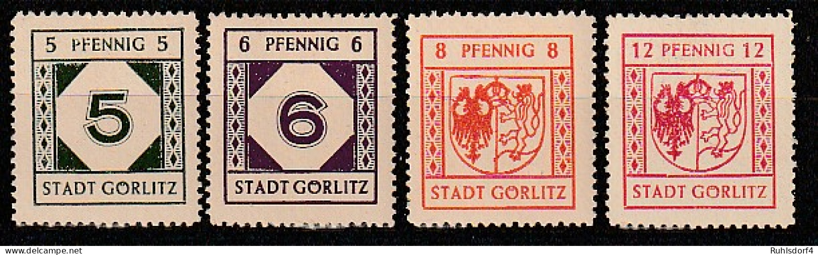 Görlitz 13 - 18 ** (MNH) - Sonstige & Ohne Zuordnung