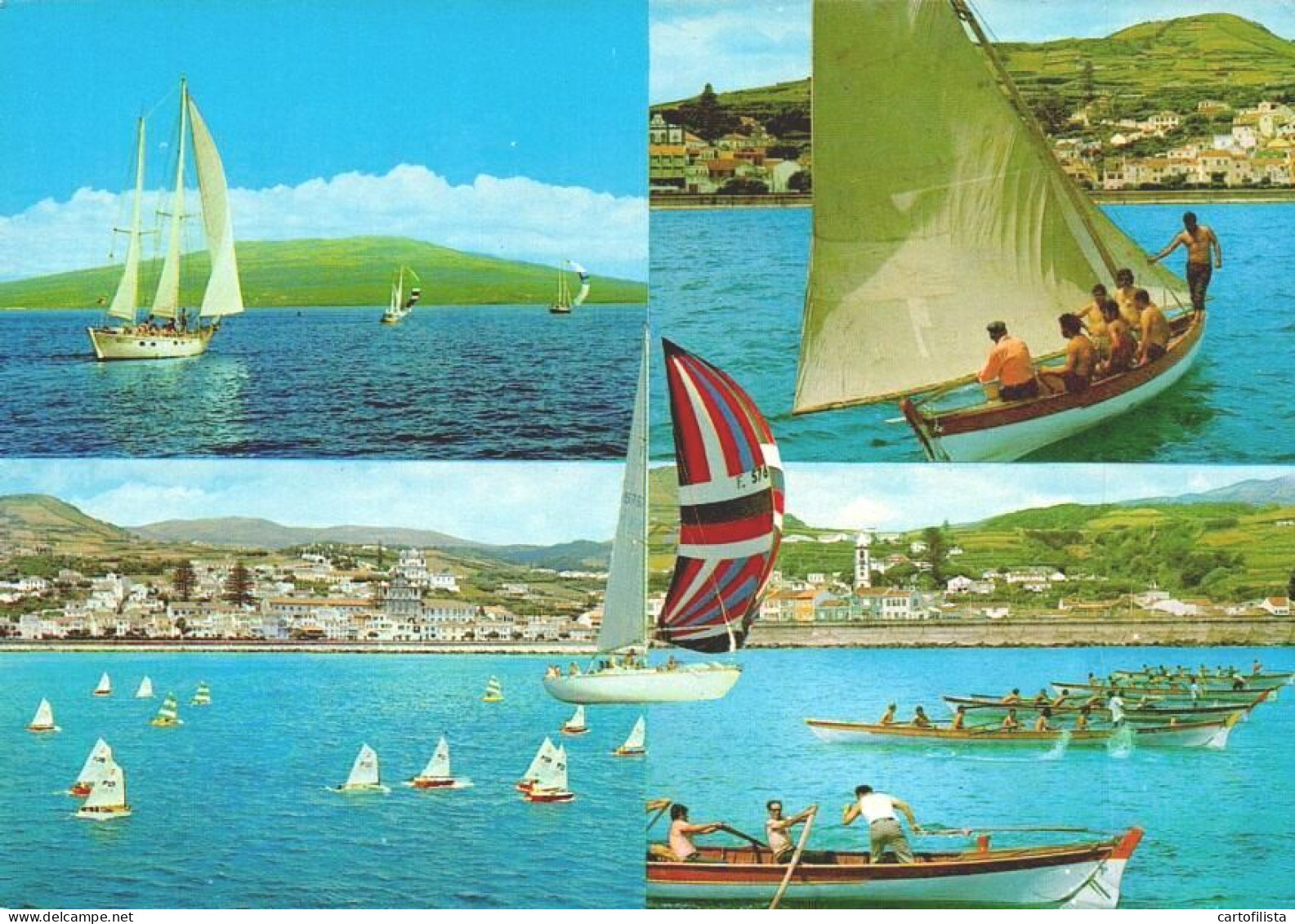 ILHA DO FAIAL, Fayal , Açores -Regatas No Horta  (2 Scans) - Açores