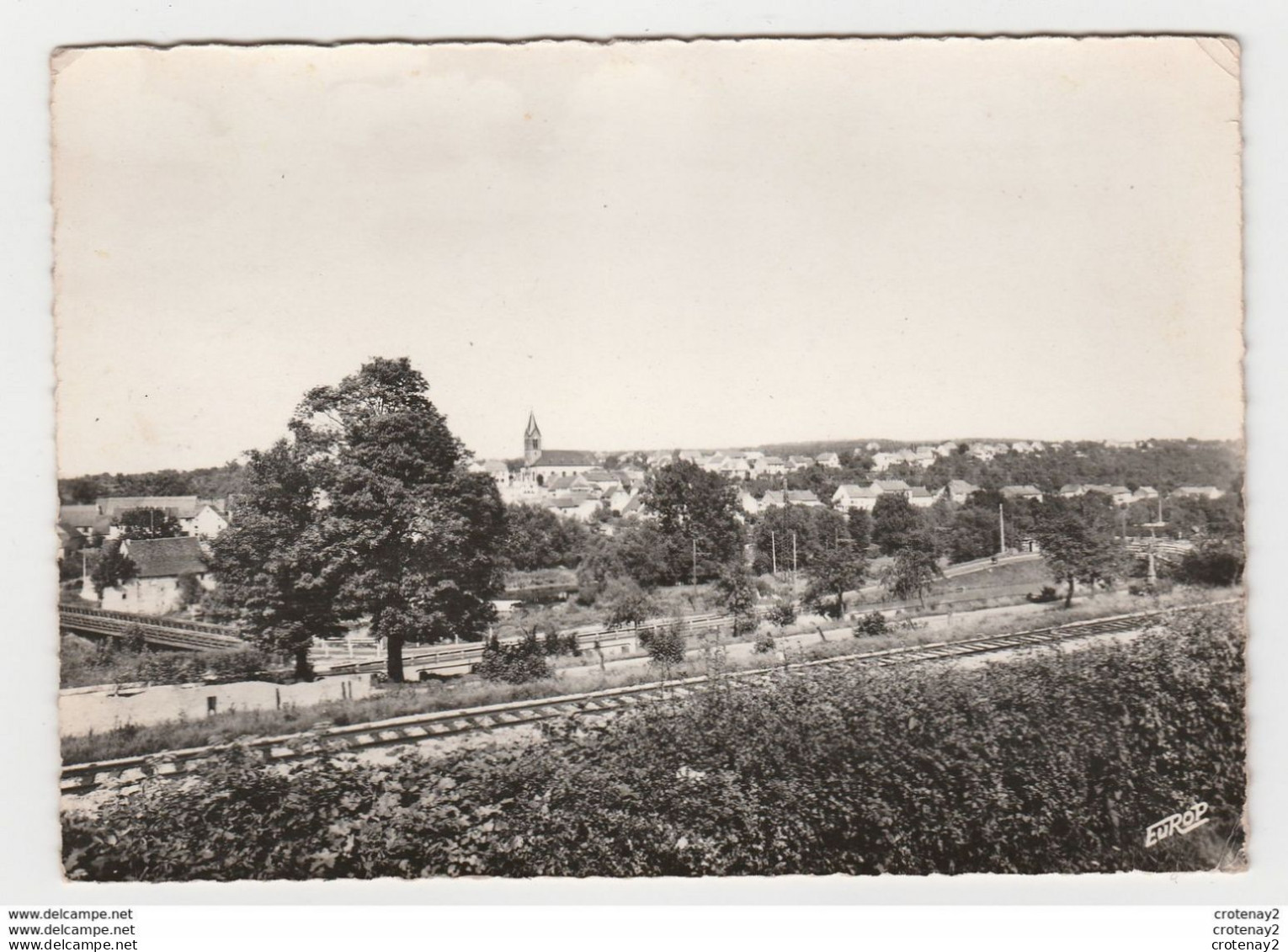 57 SARREINSMING Vers Sarreguemines N°6804 Vue Générale Voie Ferrée Pont Métallique VOIR DOS En 1962 - Sarreguemines