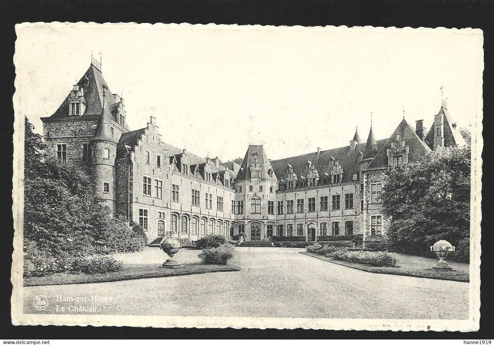 Ham Sur Heure Nalinnes Le Chateau 1947 Hainaut Htje - Ham-sur-Heure-Nalinnes
