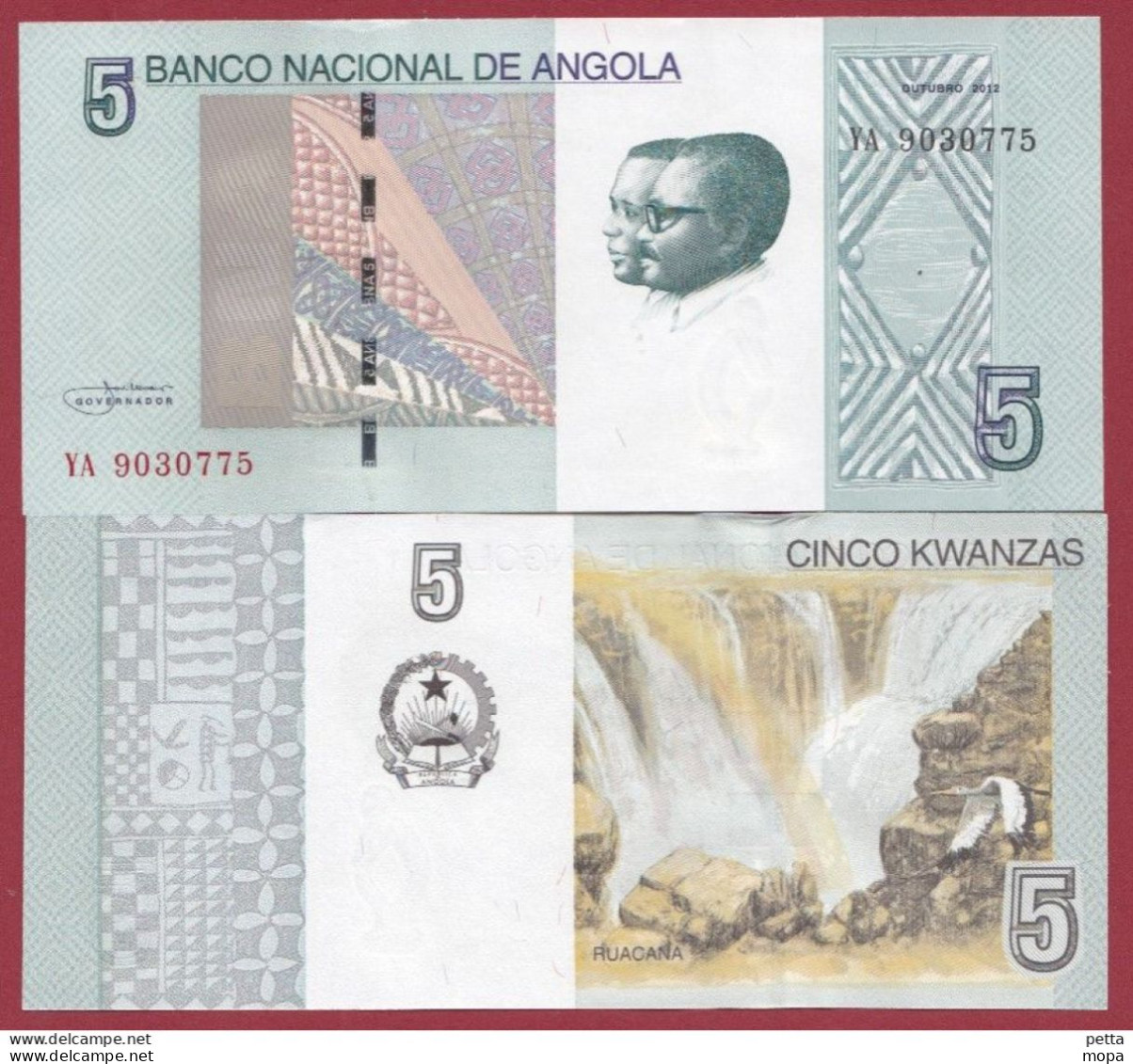 Angola 5 Kwanzas ---UNC--(129) - Angola