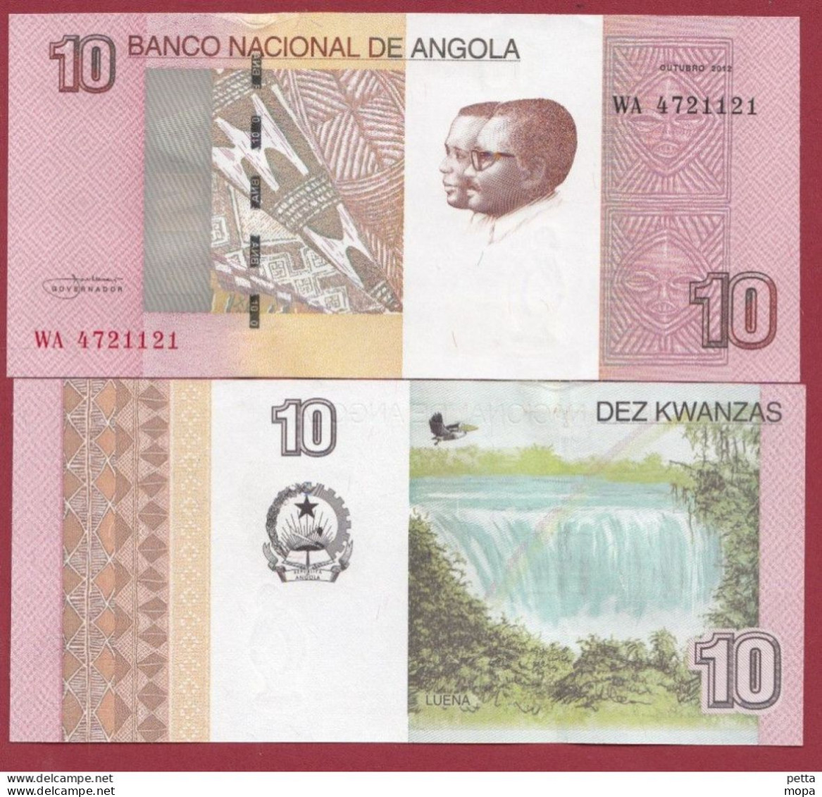 Angola 10 Kwanzas --2012--UNC--(130) - Angola